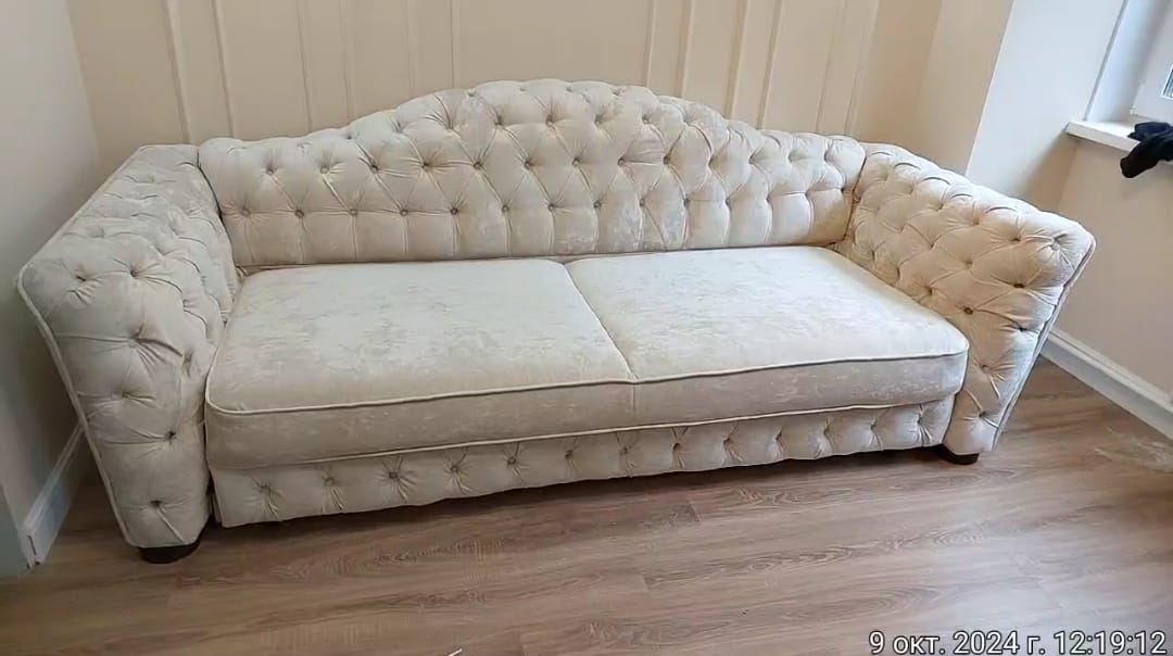 Замена обивки дивана на дому. Карасук