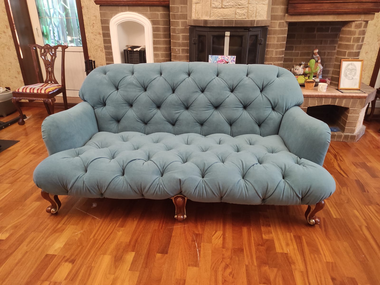 Обивка дивана. Карасук